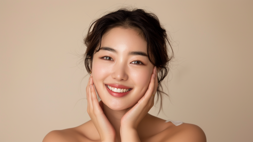 Beautiful smiling asian