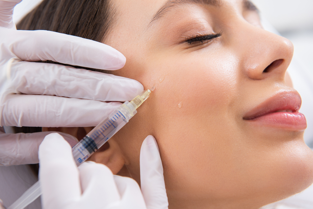 dermal filler for cheek treatment
